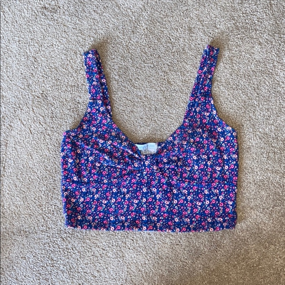 🌸 Floral Crop Tank 🌸